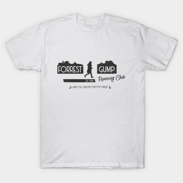 Forrest Gump Running Club T-Shirt by olivergraham